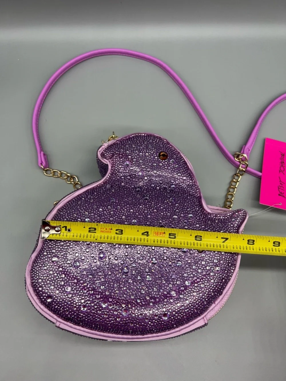 Betsey Johnson peeps chick purse